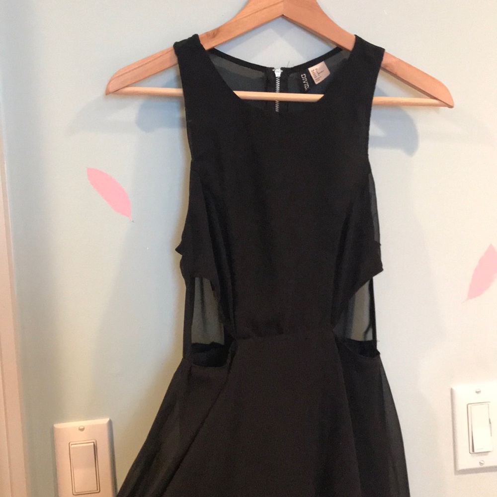 High Low Black Dress